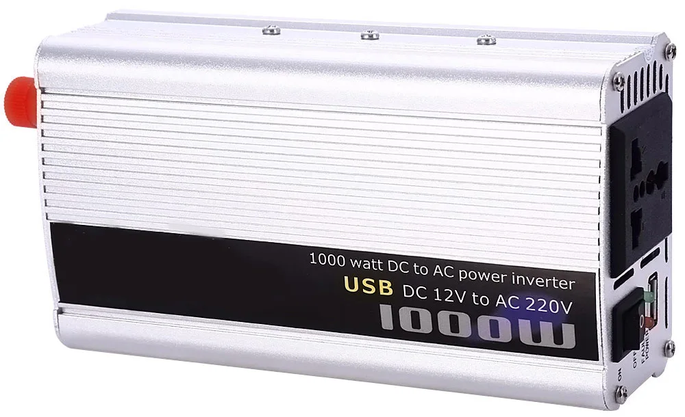 Car Inverter 1000W DC 12V AC 220V Vehicle Power Supply Switch On-board Charger