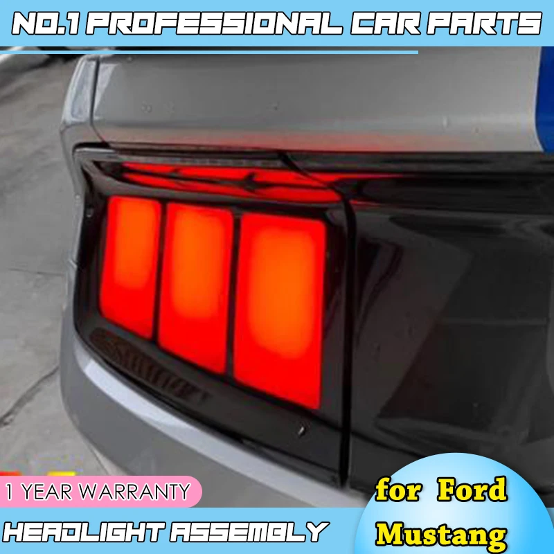 

Car styling 2015-2018 for Ford Mustang taillights LED Taillight mustang US version Tail light with Dynamic turn signal