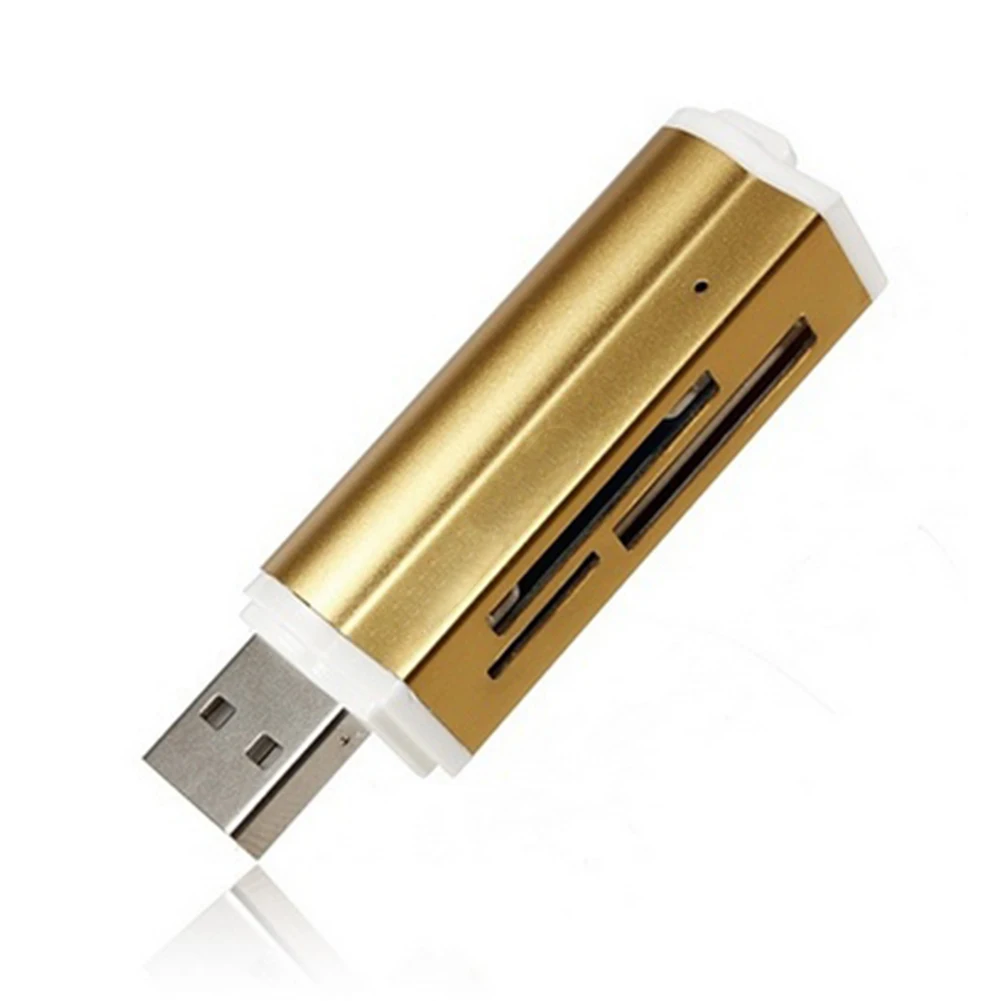 Новый универсальный USB 2,0 Micro SD TF MMC SDHC MS Высокое скорость устройство чтения карт памяти