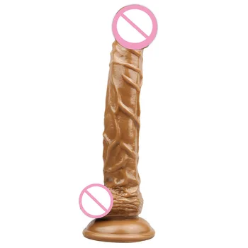 250*40mm Long Soft Giant Dildo With Suction Cup Big Cock Horse Penis Artificial Dildos For Women Dick Sex Products For Women 5