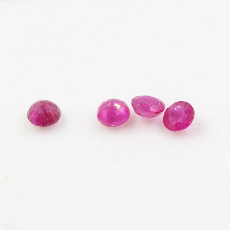 3 mm natural ruby loose gemstone for jewelry DIY 100% real natural Africa ruby loose stone jewelry DIY