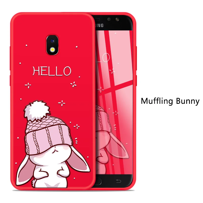 ASINA силиконовый чехол для samsung Galaxy J7 чехол 3D животное рельефный чехол для Galaxy J8 бампер противоударный чехол для телефона Coque - Цвет: Muffling Bunny