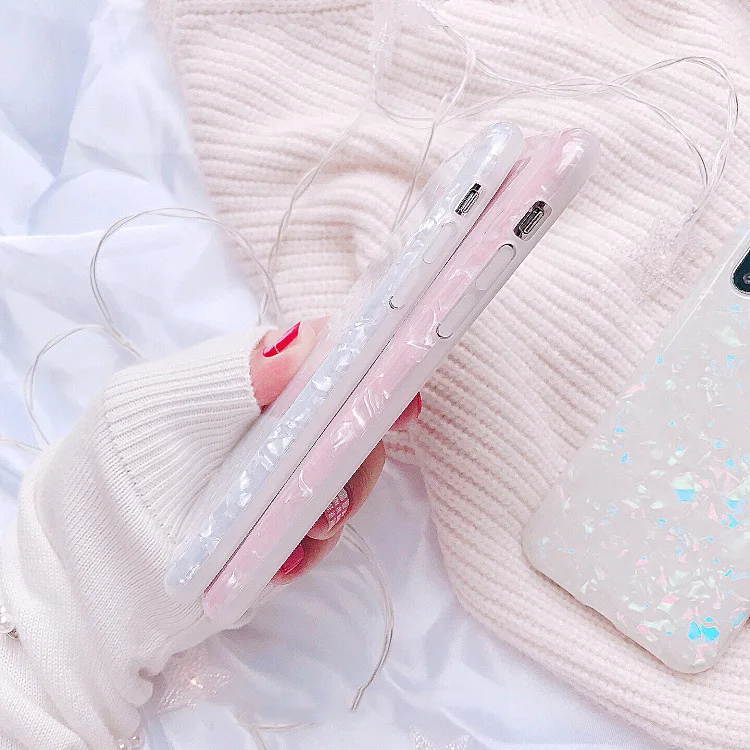 Glitter Phone Case For Samsung Galaxy S10 S10plus S9 S8 plus marble Dream Shell Pattern Soft TPU silicone cases Cover S10+ coque Glitter Phone Case For Samsung Galaxy S10 S10plus S9 S8 plus marble Dream Shell Pattern Soft TPU silicone cases Cover S10+ coque