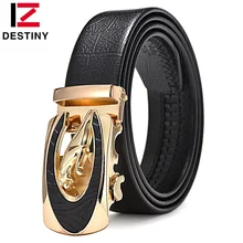 DESTINY Designer Belts Men High Quality Male Genuine Leather Strap Waist Luxury Brand Wedding Belt Jeans Ceinture Homme Fashion