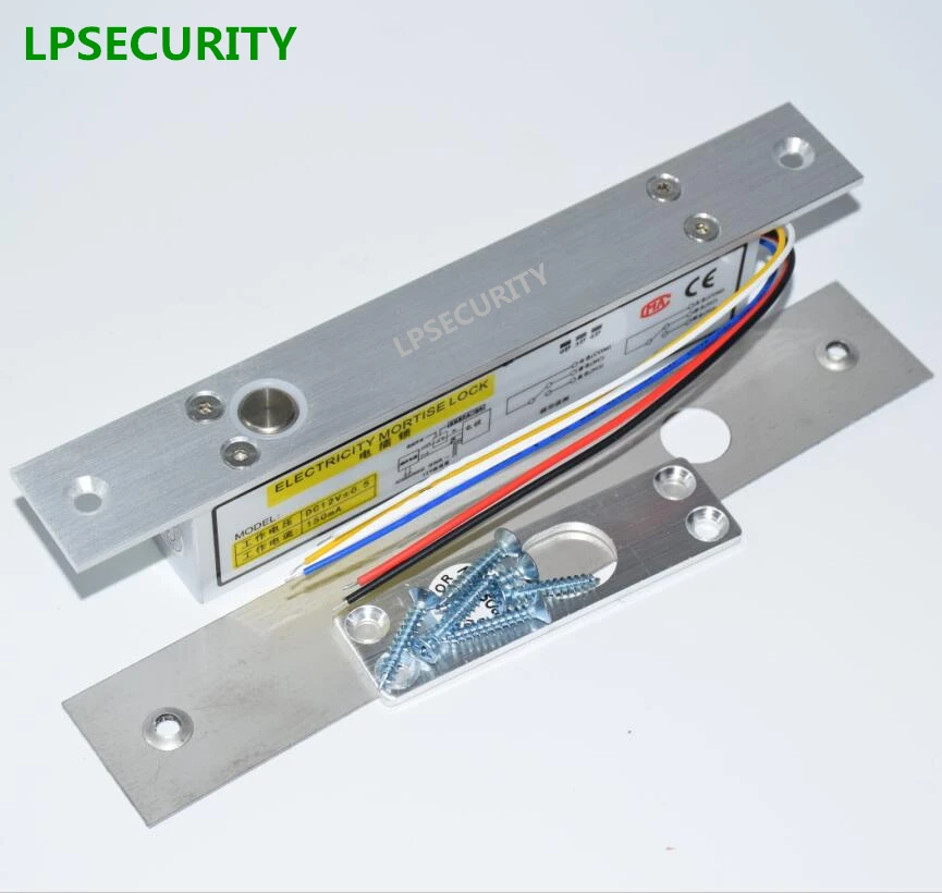 

LPSECURITY NO NC fail safe fail secure electric strike electric bolt lock power to lock electric door lock for access control