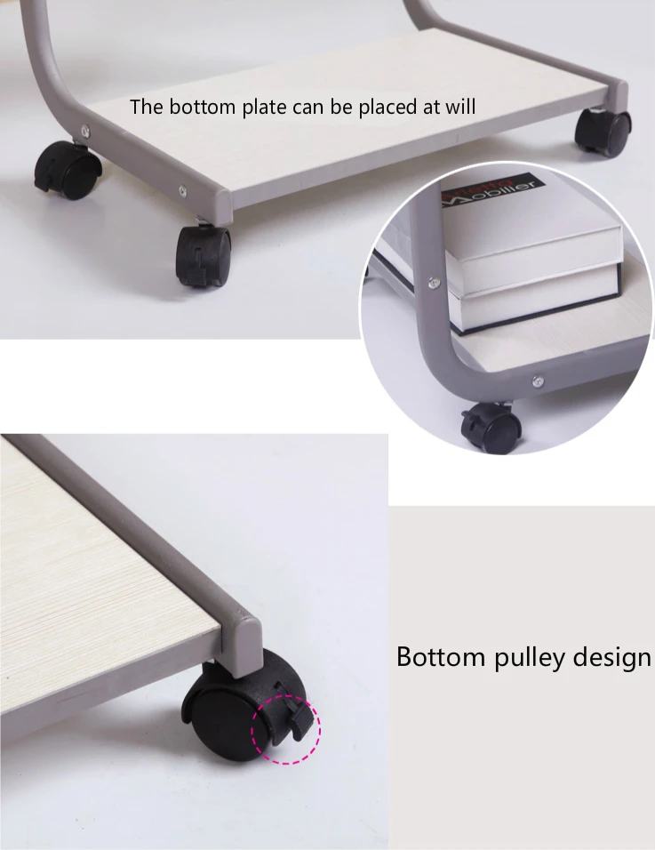 Ленивый прикроватный компьютерный стол простой бытовой напольный письменный стол для учебы подвижный Многофункциональный гибкий кронштейн для ноутбука
