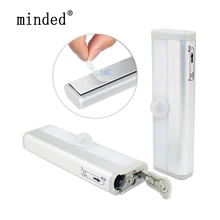 Светодиодный Светодиодный светильник для кухонного шкафа с датчиком движения 6 светодиодный s 10 светодиодный s светодиодный светильник для шкафа 98 мм 190 мм Cocina светодиодный светильник для шкафа