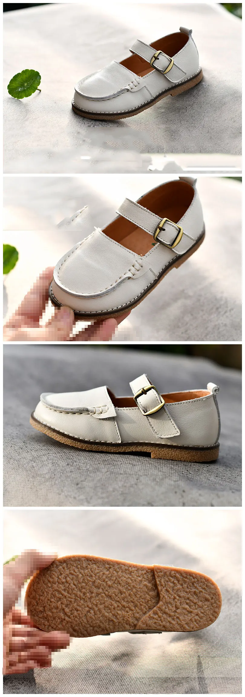 Sapatos de Couro Sapatas do Miúdo das Crianças Meninos e Meninas Macio e Flexível do Bebê Casuais Anti-slip Sapatos Mod. 109734 4 High Quality Mamãe e Bebê