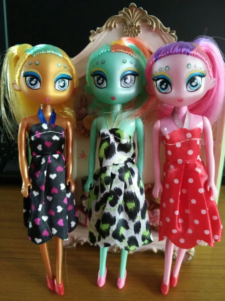 

2018 New Fashion toys Popular novi stars dolls plastic girls' gift toys 7 INCH for kids gift vinyl doll toys free shipping