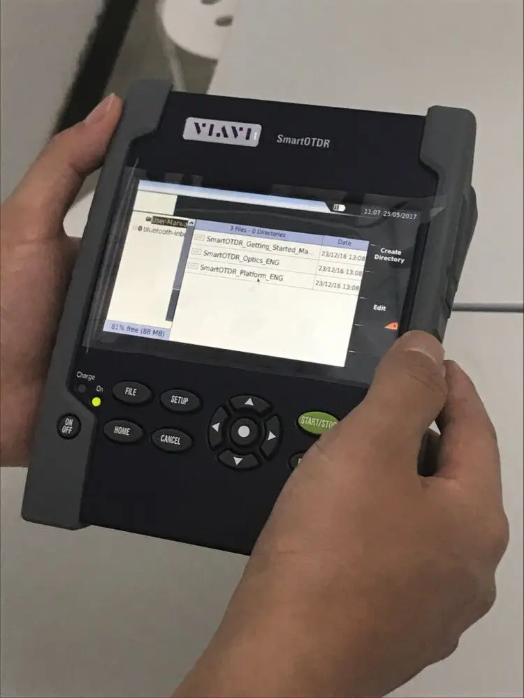 FTTx оптический временной домен рефлектометрический тест JDSU SMART OTDR 1310/1550nm 33/31dB