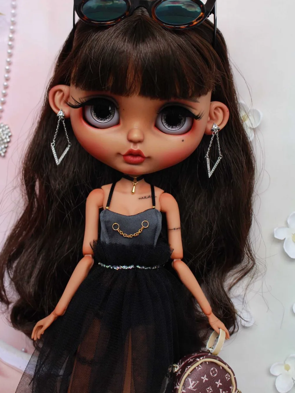 

customization doll DIY Nude blyth doll For Girls nude doll cute doll 0314 not include clothes)