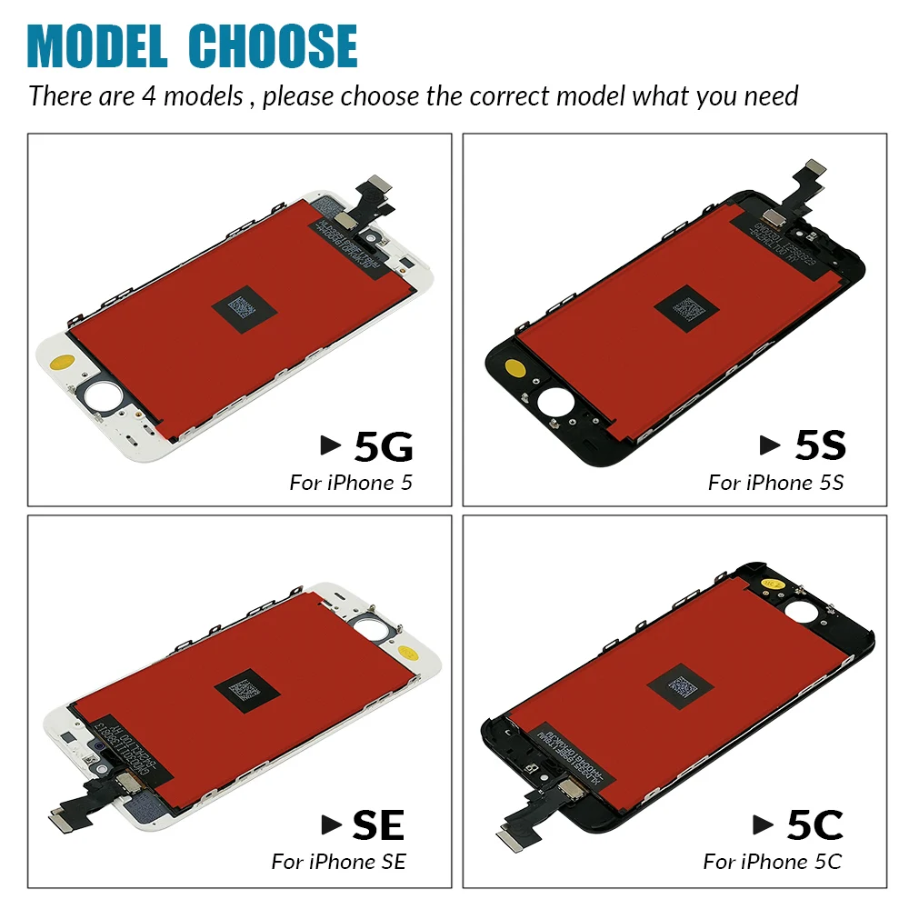 Класс AAA LCD для iPhone 5 5S дисплей сенсорный экран дигитайзер Замена полная сборка Lcd