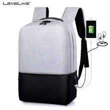 

LeveLive Men's Multifunctional Anti Theft USB Charging 15.6inch Laptop Backpack Women Bagpack School Bag for Teenagers Rucksack