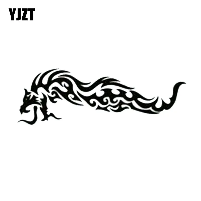MEDIUM 12X8/" vinyl car side stickers tribal tiger head flames graphics decals