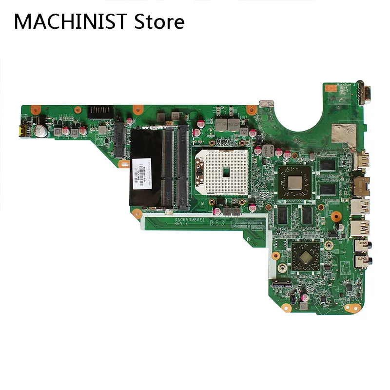 

MACHINI Original For HP G4 G6 G7 G4-2000 G6-2000 G7-2000 683030-501 laptop notebook motherboard DA0R53MB6E1 SOCKETS1 DDR3 HD7670