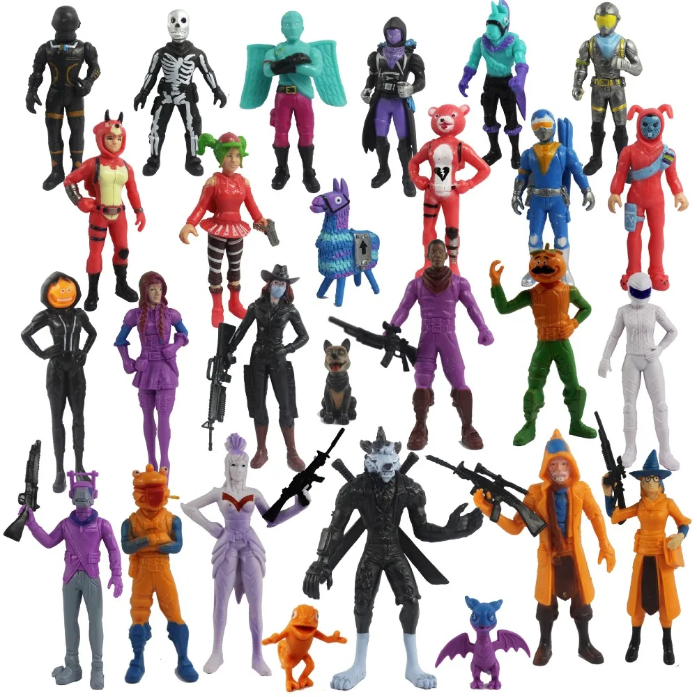 

Popular Fortnight Game Llama Figure Toys Fortress Night Character Model Doll Toy Best Christmas BirthdayGifts For Kids 12pc/lot