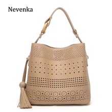 Женские сумки Nevenka Hallow Out, сумки Хобо, Женская Повседневная Сумка-тоут, женская кожаная сумка на плечо, для девушек, сумки с верхней ручкой для женщин