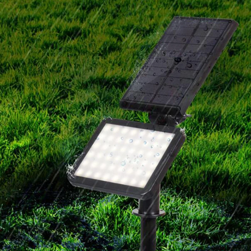 48LED Solar Outdoor led spotlight solar light Waterproof Garden Lawn Lamp Landscape solar lamp Yard Pathway Ground Wall Lamp