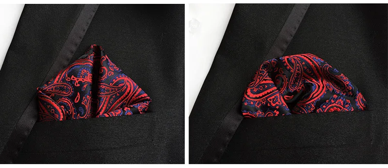 Классический Цветочный Пейсли платок в цветочки шелковые ткани мужской носовой платок модные классические Свадебная вечеринка карман