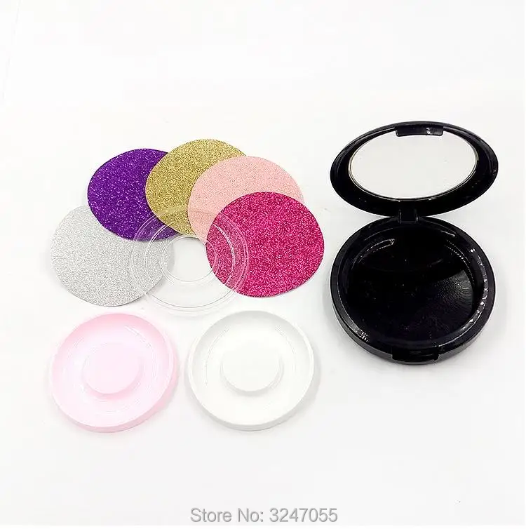 

100pcs/lot 58mm Empty Elegant Fake Eyelashes Packing Case, Plastic Fashion False Eyelashes Refillable Box, DIY Eyelashes Package