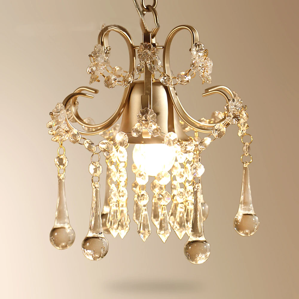 

HGhomeart cheap K9 mordern crystal chandelier LED home lighting iron suspension chandelier 110- 220v luminaria