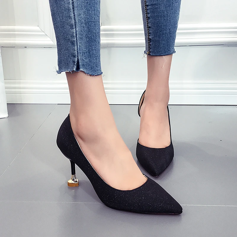 Cresfimix talons hauts women sexy high quality spring party high heel shoes lady casual pointed toe summer high heel pumps a5072