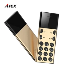 Новый оригинальный aeku/AIEK A5 карты телефон для детей студентов low radiation Металл Мини Портативный телефон Bluetooth Multi Язык