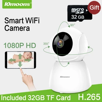 

10moons Home Security IP Camera Wi-Fi Wireless Mini Network Camera Surveillance Wifi 1080P Night Vision CCTV Camera Baby Monitor
