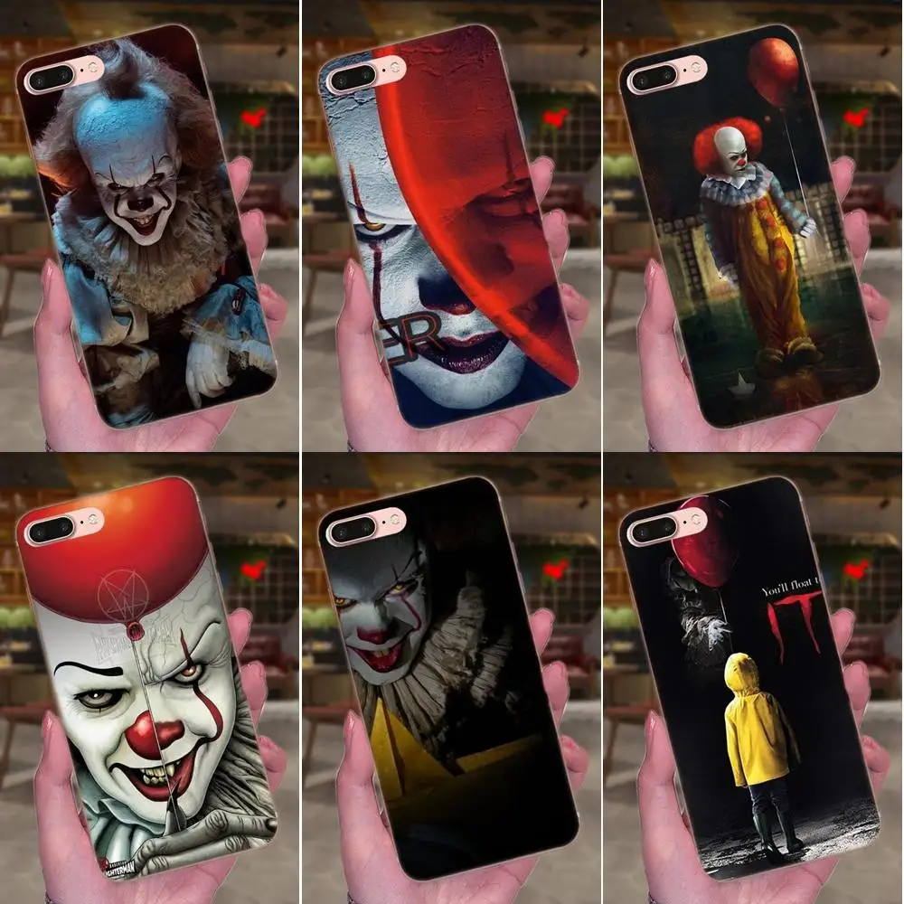 

TPU New Style Unique Pennywise The Clown Horror Dominant For Apple iPhone 4 4S 5 5C 5S SE 6 6S 7 8 Plus X XS Max XR