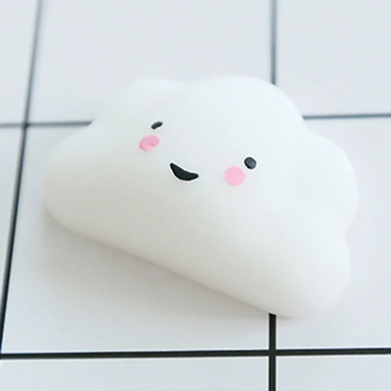 Kawaii جميل لينة ضغط البسيطة الحيوان زلابية الغيوم متعة هدية لعبة أطفال زخرفة تفريغ الإجهاد أحزمة هاتف المحمول