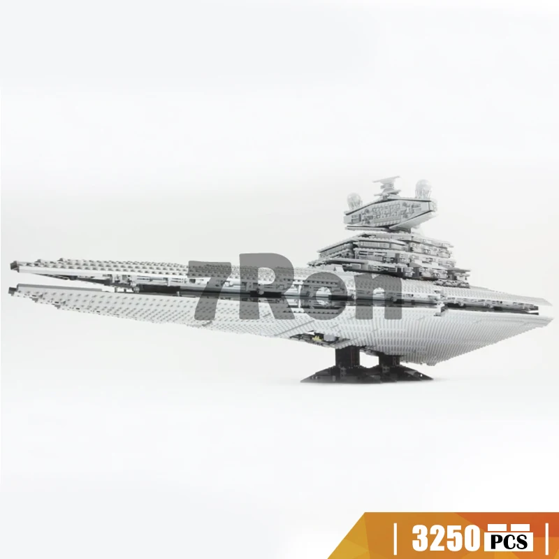 

05027 3250Pcs Imperial Super Star Destroyer Model Building Kit Blocks Bricks Compatible with lego STARWARS 10030 toys hobbies