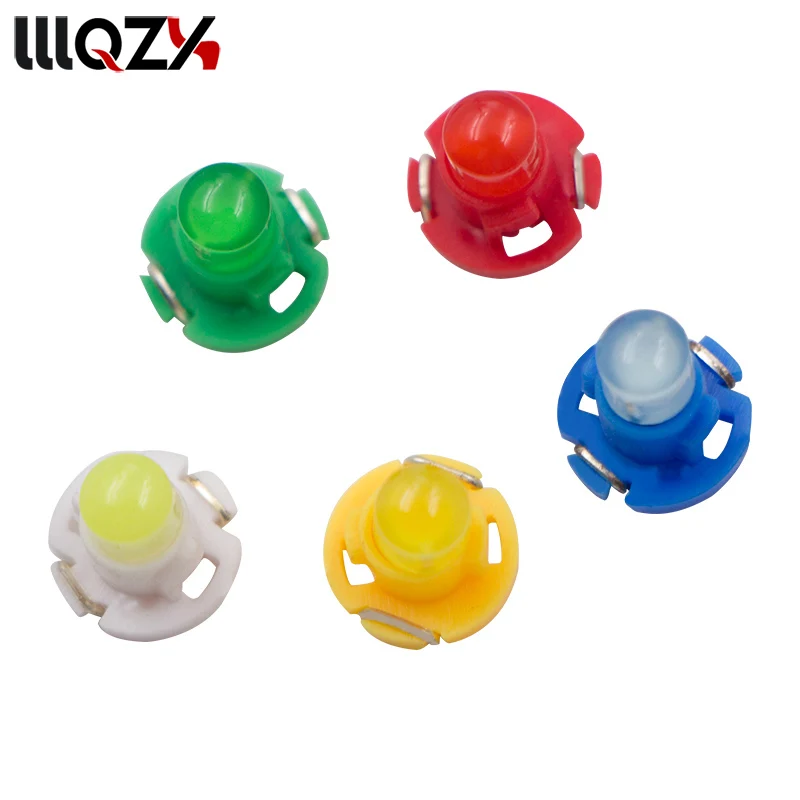 

10 PCS T4.2 COB 1 SMD 12V Car LED Dashboard Winding Light Bulbs Instruments Panel Neo Wedge Light Warning Indicator car styling