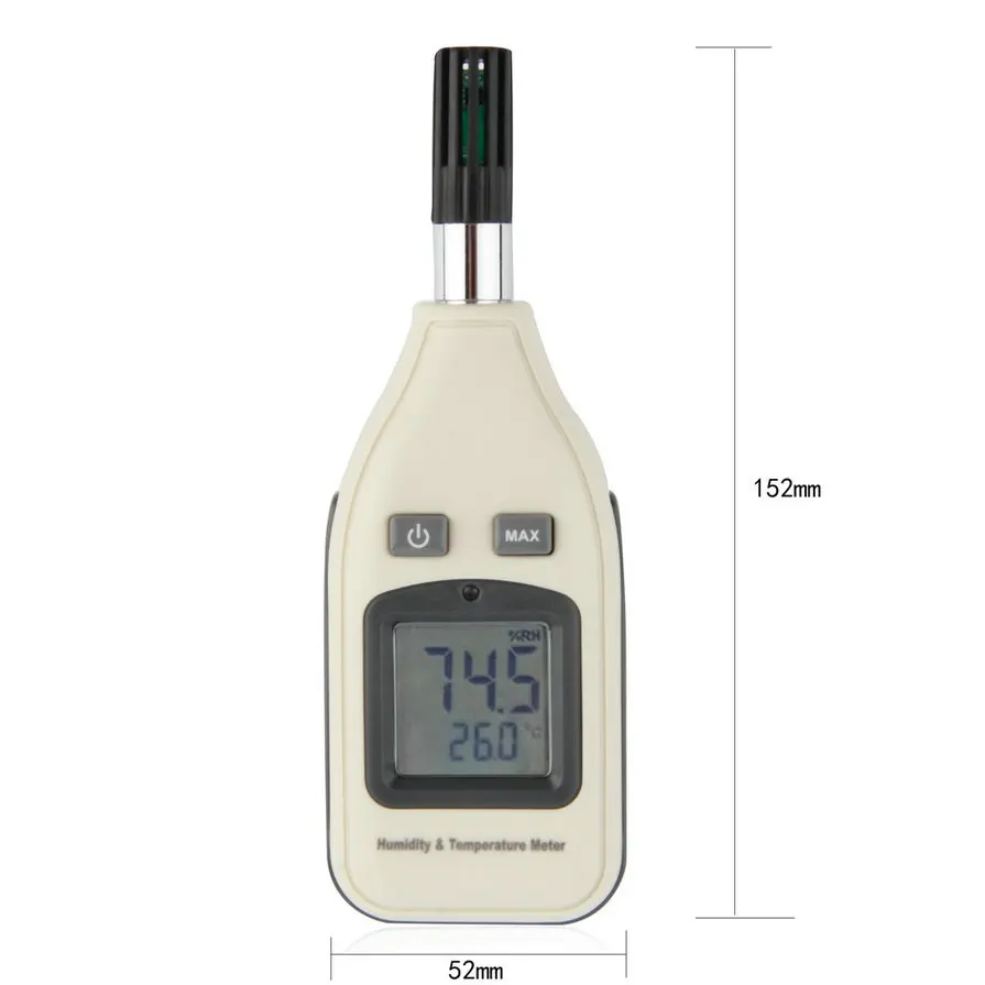 1pc Portable High Precision Digital Hygrometer Thermometer GM1362
