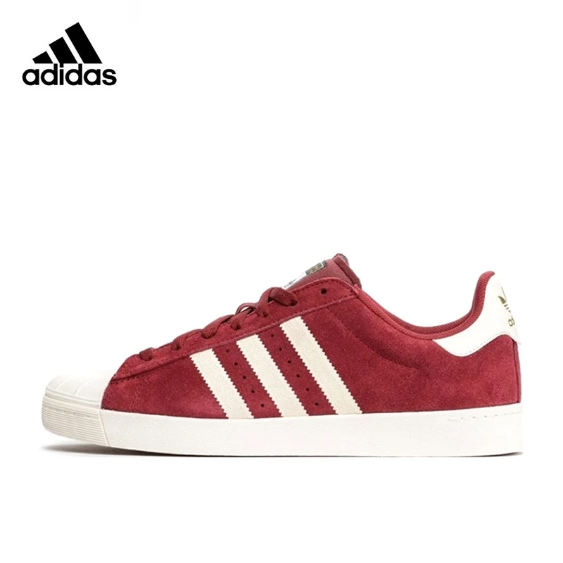 

Adidas Clover Superstar Vulc ADV Man Skateboarding Shoes ,Wine Red, Non-slip Lightweight Wearable D68723 EUR Size M