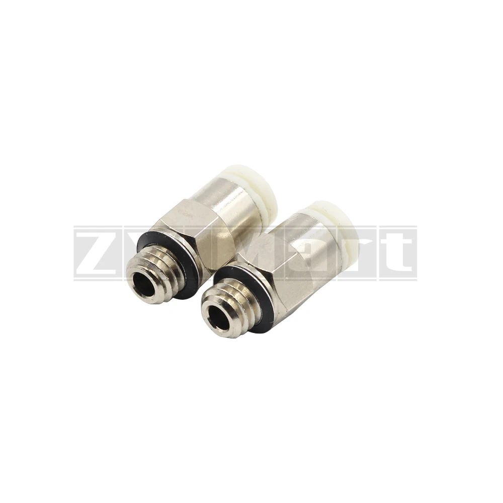 

10pcs Pneumatic Fittings Connector Straight Air M6 Part For V6 Bowden Extruder 3D Printers Parts Copper 4*2mm Filament PTFE tube