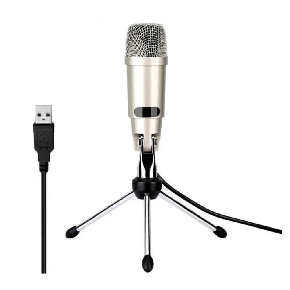 

Condenser Microphone Studio USB Wired Mic for Anchor Live Show Music Recording Online Game Chat Computer Karaoke Microphone