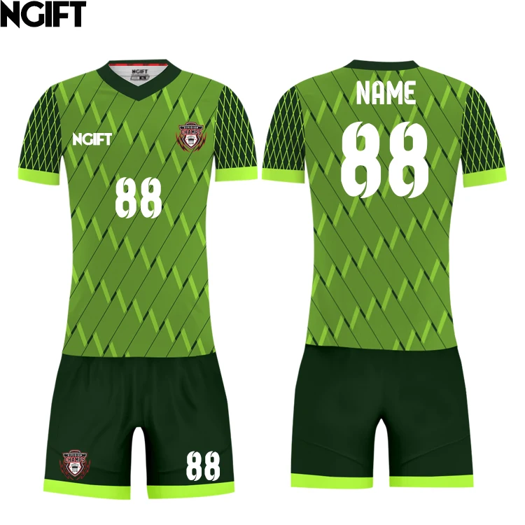 Ngift мужские новейший дизайн футбол универсальная мужская Спортивная футболка на заказ трикотаж имя сублимированная Персонализация ваш собственный футбол рубашка