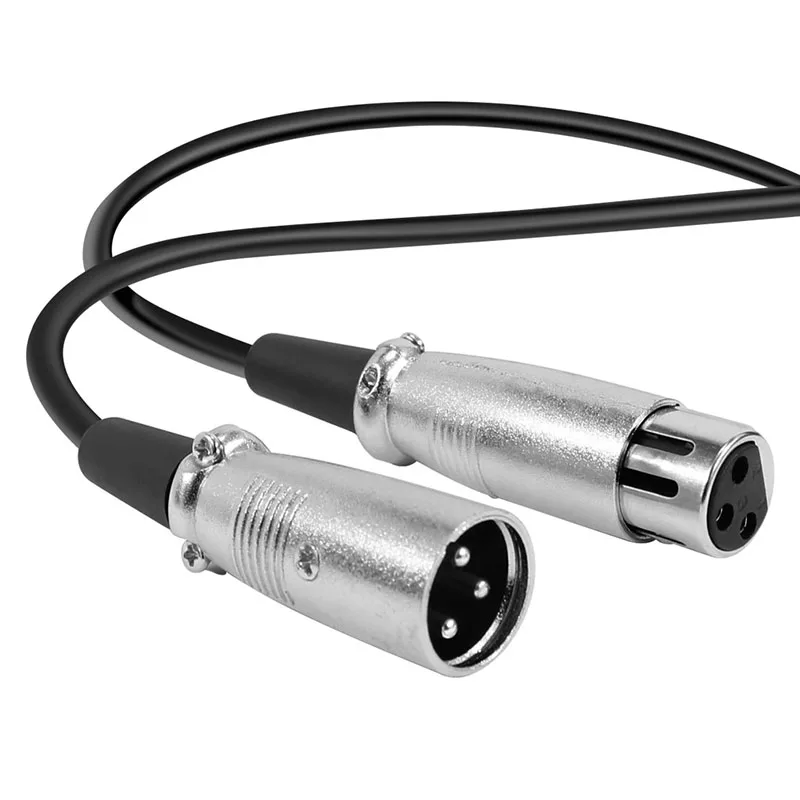 2,5 м Cannon кабель Шнур XLR аудио кабель профессиональный аудио кабель для BM800 микрофон фантомное питание Профессиональный XLR аудио кабель