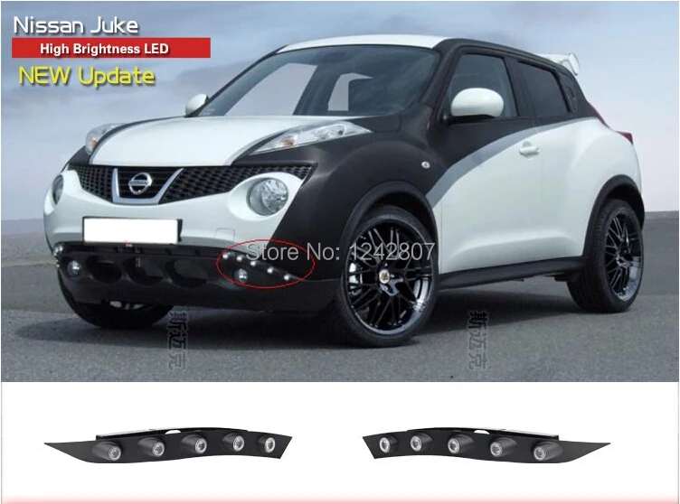 

led drl daytime running light for Nissan Niss Juke 2011-13, with E4 certification, top quality, fast shipping, waterproof