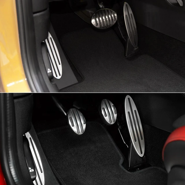 Kaufe Auto Fußstütze Gas Bremse Kupplung Pedal Abdeckung Auto Pedale für  BMW Mini Cooper JCW S R55 R56 R60 R61 F54 f55 F56 F60