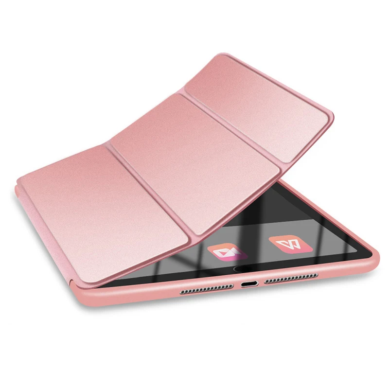 Чехол 9 7 дюйма для iPad Air 2 1 ультратонкий легкий из искусственной кожи + Силиконовый