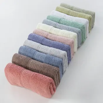 

Cotton towels face towel hand dry Solid color towel size 32*73cm 3PCS/LOT soft and comfortable towel 9 colors