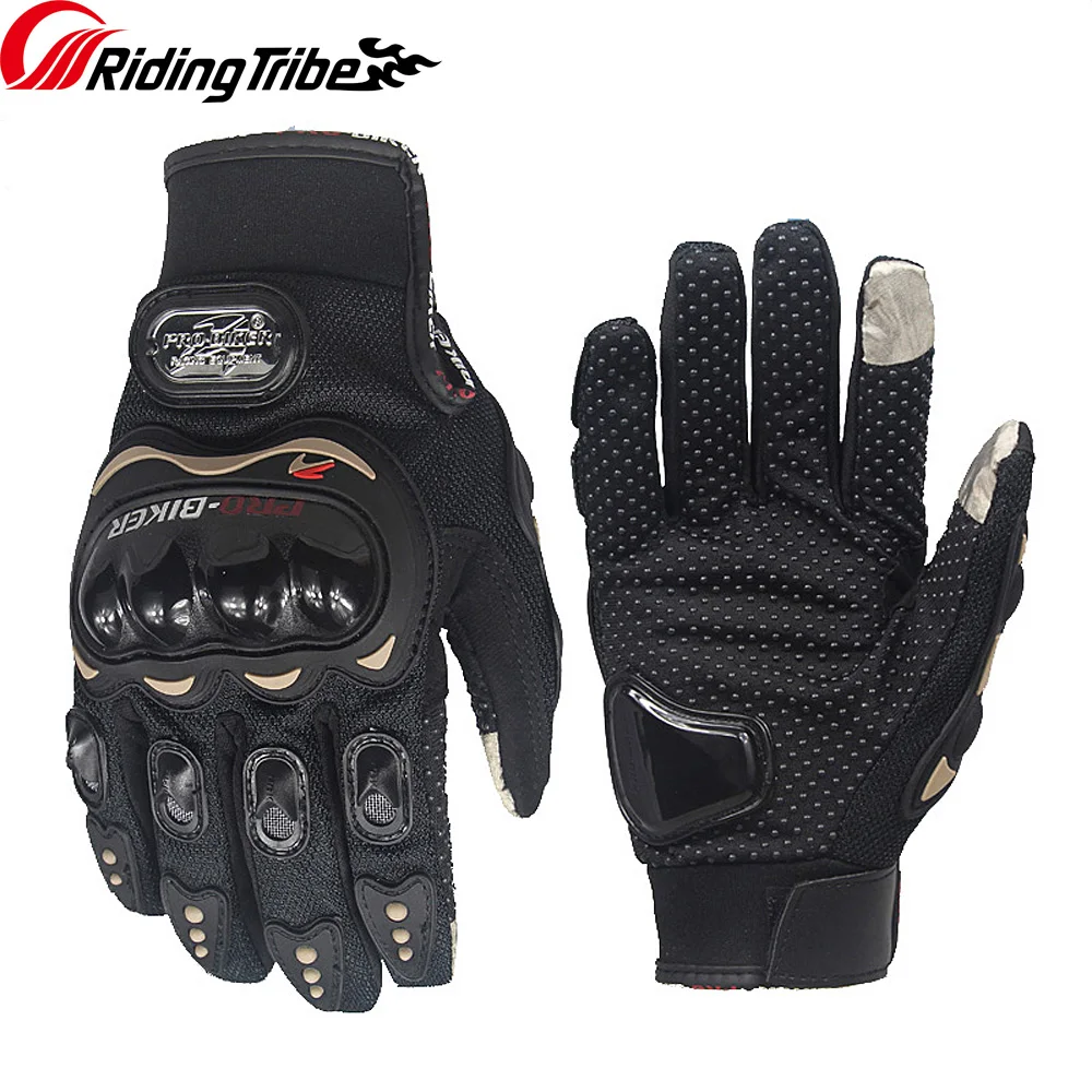 

Riding Tribe Summer Motorcycle Gloves Touch Screen Breathable Protective Gear Non-skid Motobike Racing Cycling Guante MCS-01C