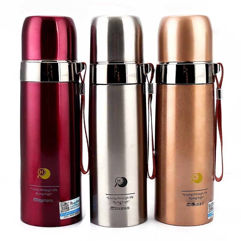 Stainless steel tumblers Insulated Water Bottle Thermo cup Sport Travel Heat Water Vacuum Flask