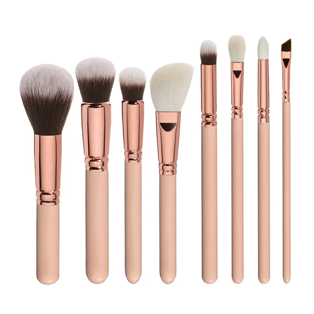 

8PCS Ladies New Makeup Brush Kit Foundation Eyebrow Eyeliner Blush Cosmetic Concealer Brushes Tool L58