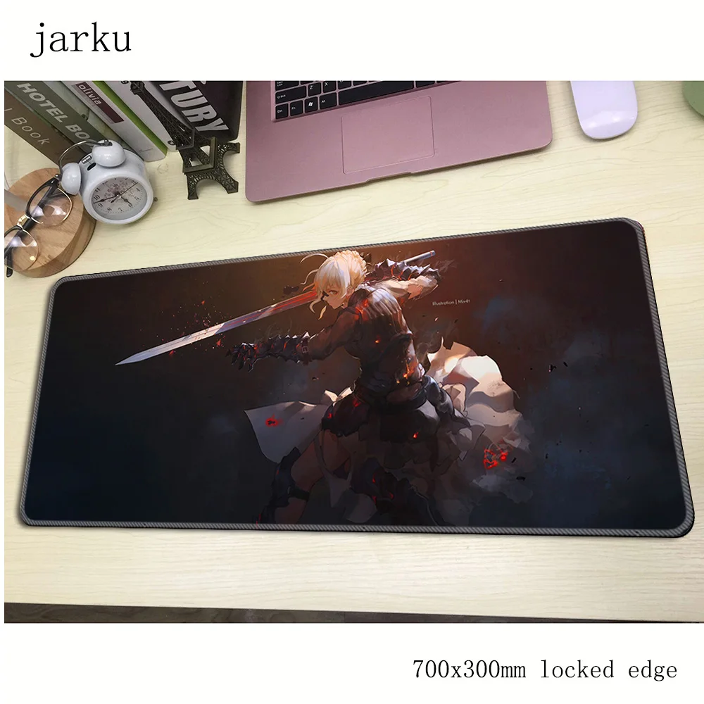 Игровой коврик для мыши Fate Saber 700x300 мм ноутбука большой игровой властный