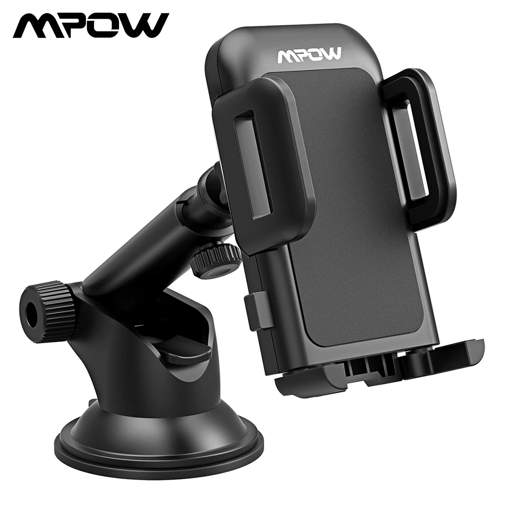 

Mpow CA032 Universal Car Phone Holder For iPhone X Phone Holder Windshield Mount Gravity Sucker Car Adjustable Dashboard Holder