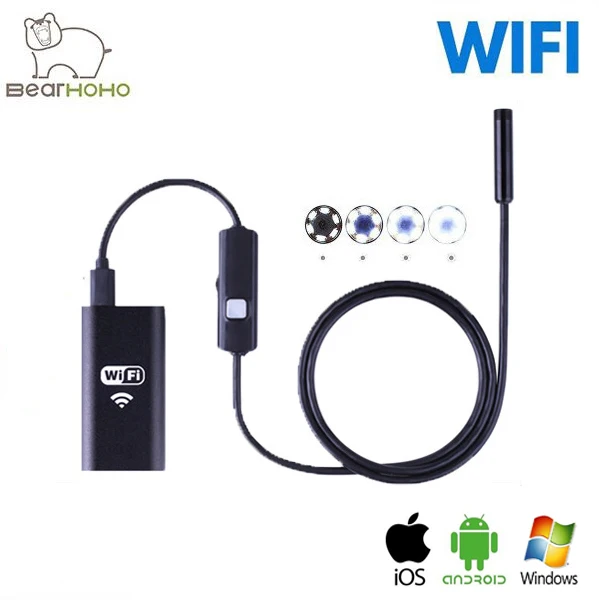 imágenes para HD USB Endoscopio Android IOS Windows 720 P 8mm Lente 2.0 M Tubo de La Serpiente Cámara Endoscopio Wifi Sin Hilos Del Coche Flexible de La Cámara A Prueba de agua imágenes para HD USB Endoscopio Android IOS Windows 720 P 8mm Lente 2.0 M Tubo de La Serpiente Cámara Endoscopio Wifi Sin Hilos Del Coche Flexible de La Cámara A Prueba de agua