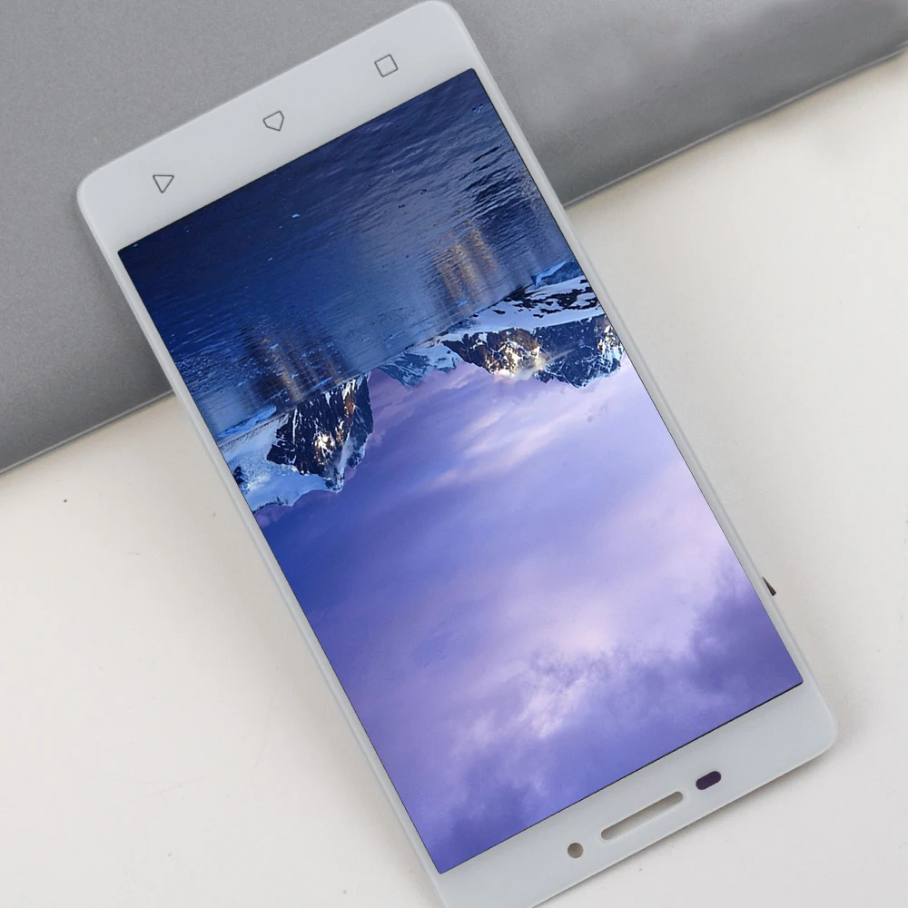 Для lenovo Vibe P1M ЖК дисплей кодирующий преобразователь сенсорного экрана в сборе для