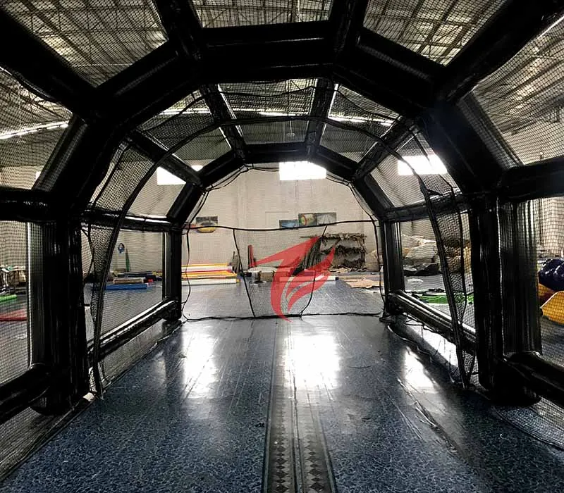 Inflatable Batting cage Baseball Hitting Interactive games for sale (2)